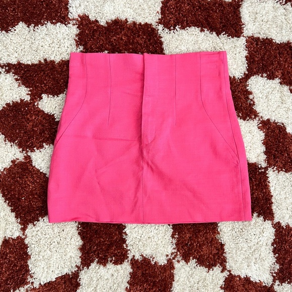 Zara Hot Pink Mini Skirt — Size S - Picture 1 of 5